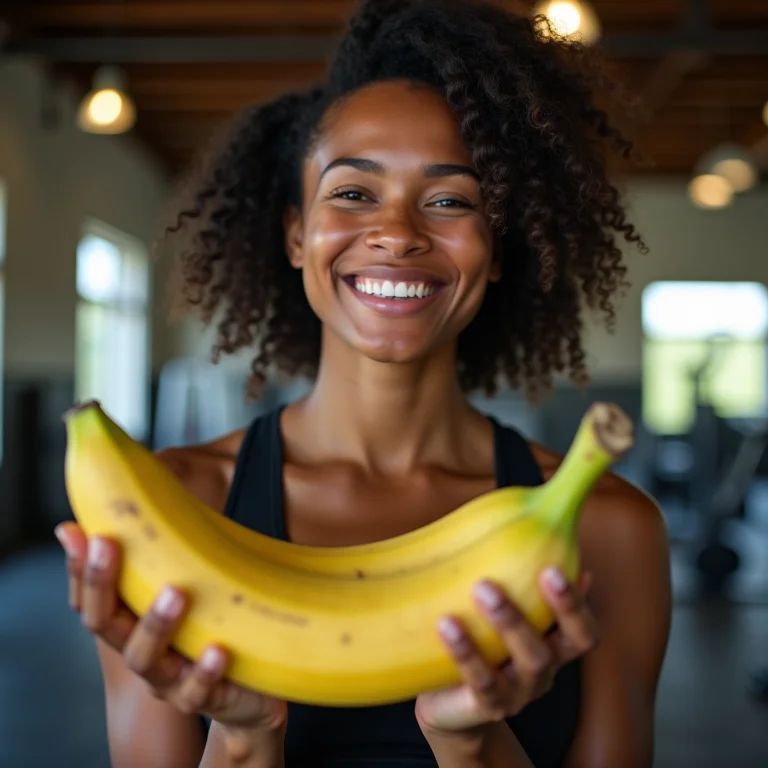 Banana para recuperação muscular pós-treino