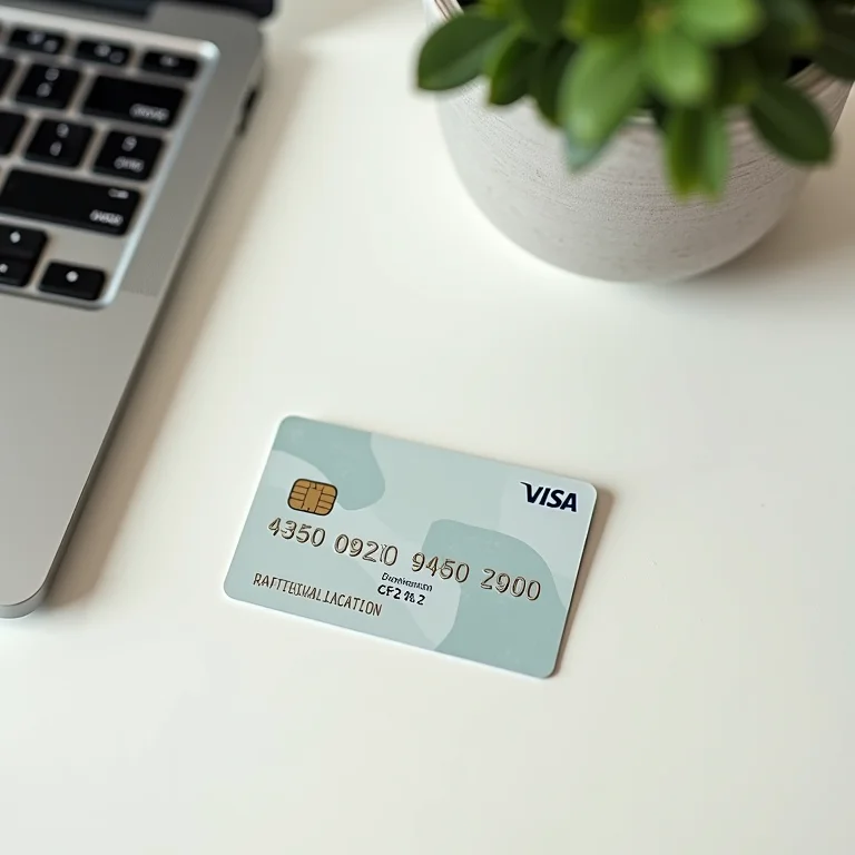 Cartão de CPF ao lado de um notebook