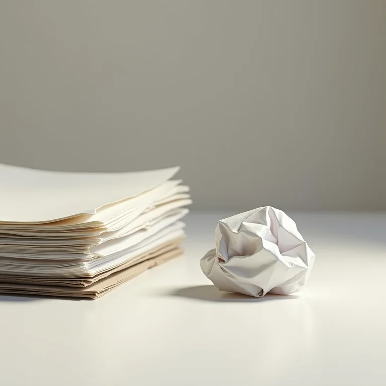 Conceito visual de mitos da gestão de tempo: organização versus caos