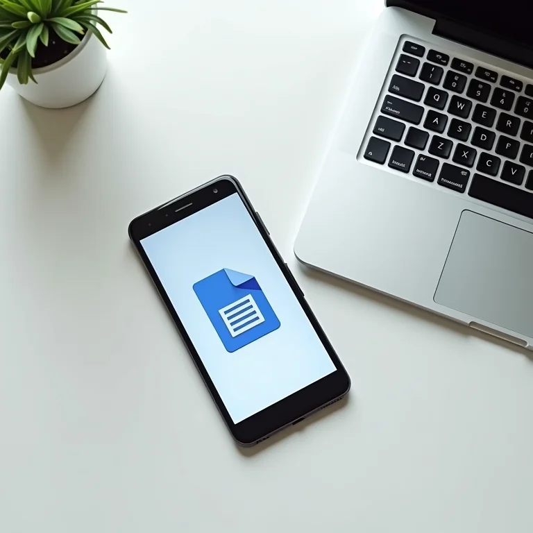 Dispositivos com o ícone do Google Docs.