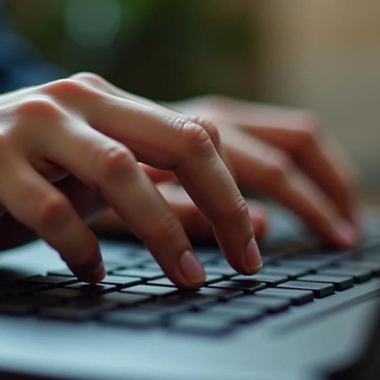 Exercícios para memorizar a posição correta dos dedos no teclado