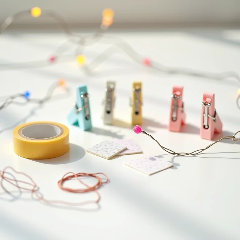 Materiais essenciais para montar um mural de fotos