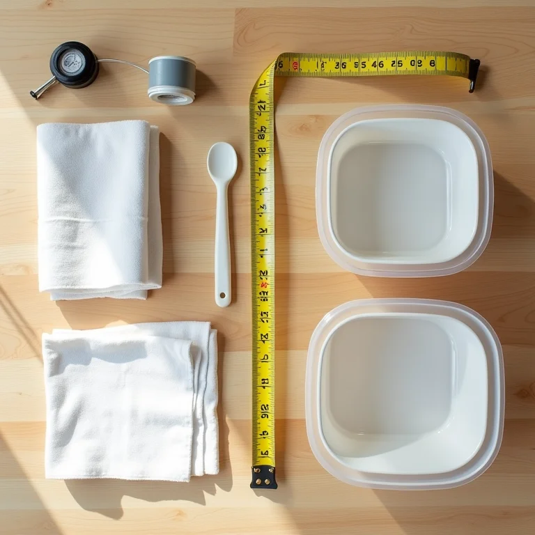 Materiais para planejar a organização da gaveta de talheres