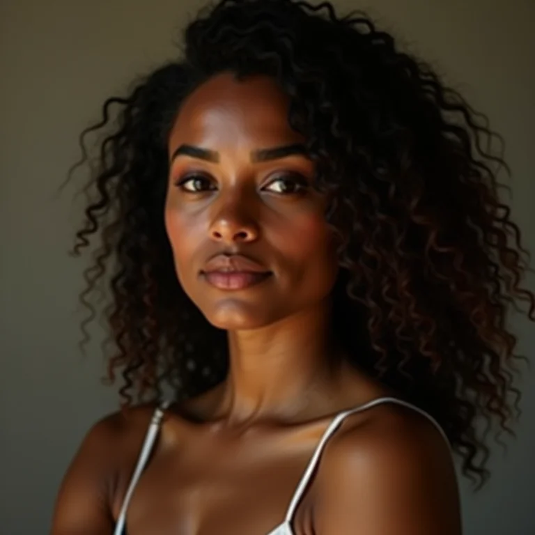 Mulher latina dando feedback construtivo