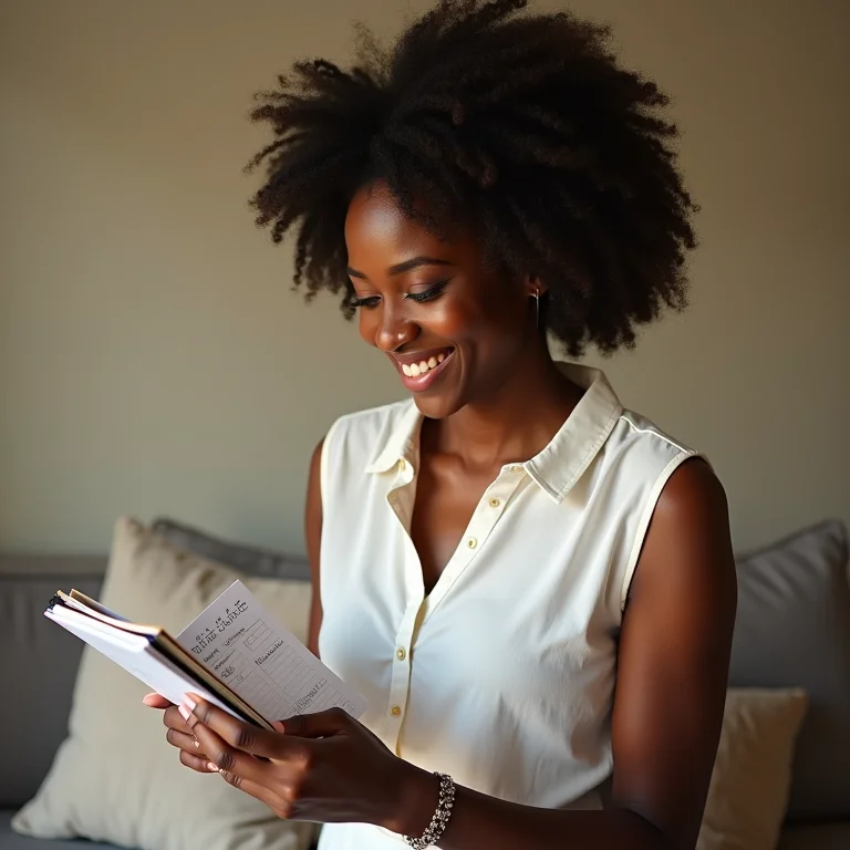 Mulher negra gerenciando o tempo com extensões Chrome