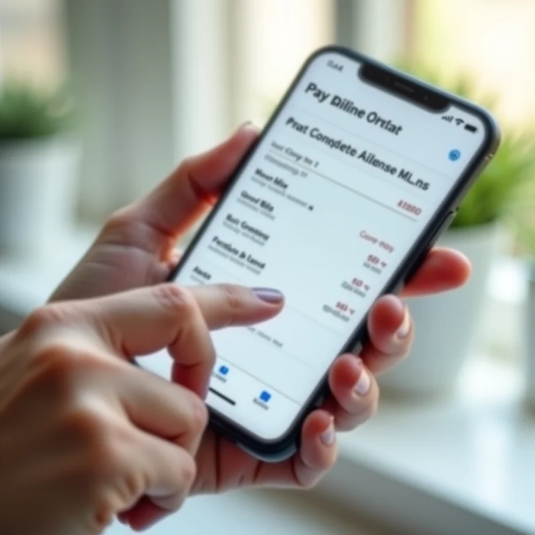 Pagamento de contas online transformando gastos em milhas