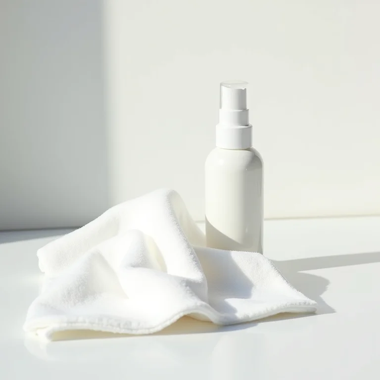 Pano de microfibra para limpeza de tela