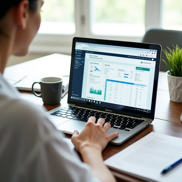 Pessoa planejando a compra de passagens aéreas com planilhas e diversas abas abertas.