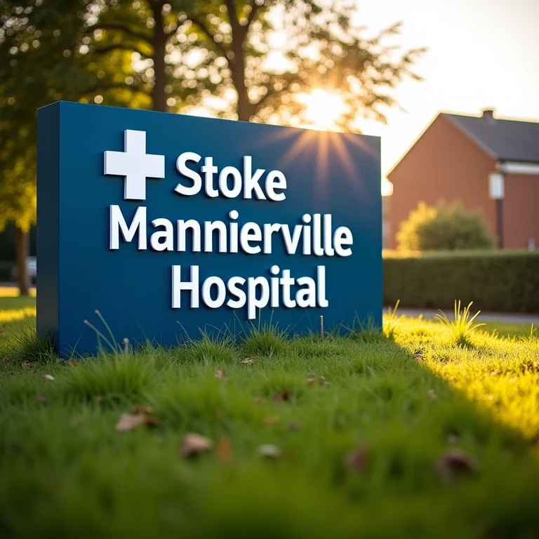 Placa do Hospital Stoke Mandeville