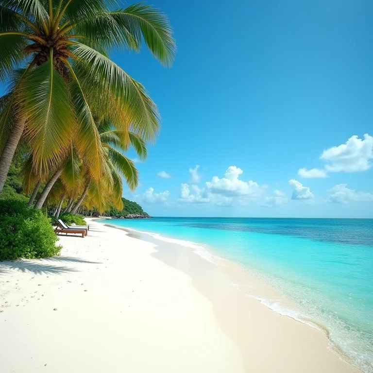 Praia paradisíaca em Trancoso com areia branca e água cristalina