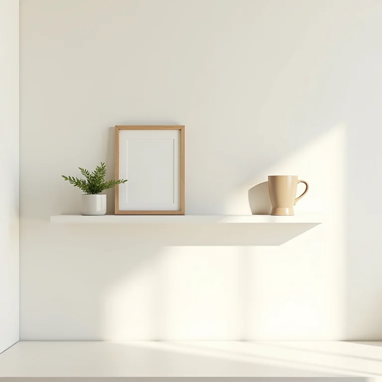 Prateleiras invisíveis na cozinha