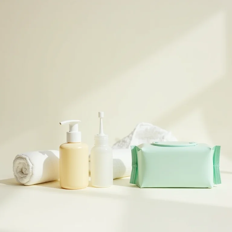 Produtos de bebê de marcas próprias e genéricas lado a lado