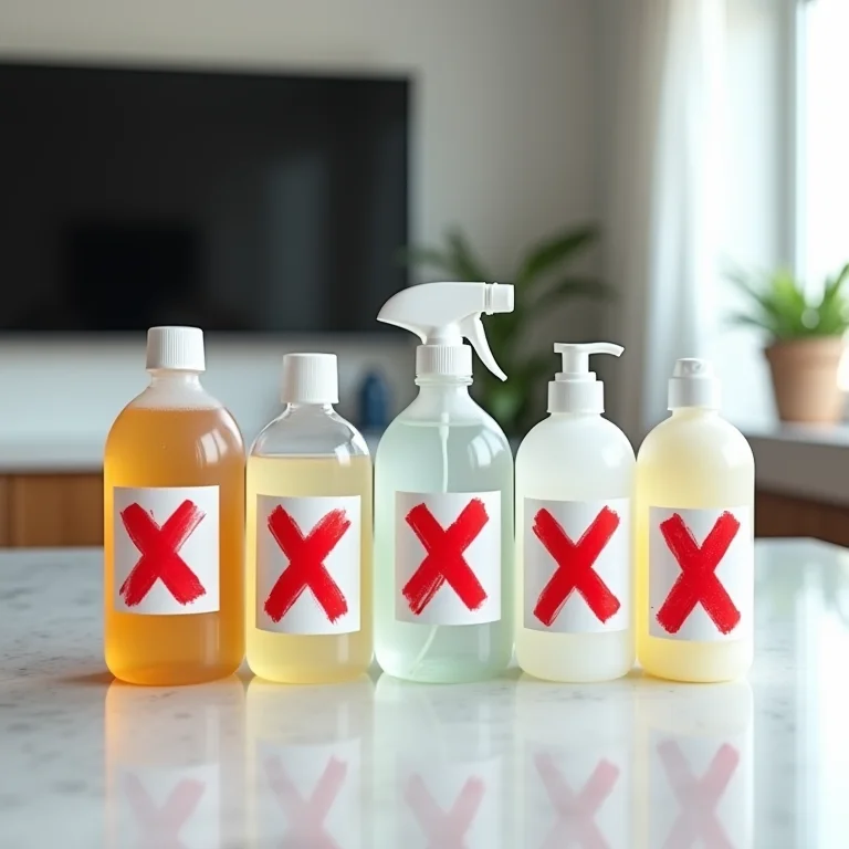 Produtos que nunca devem ser usados na TV