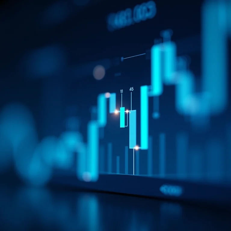 Representação abstrata de preços dinâmicos.