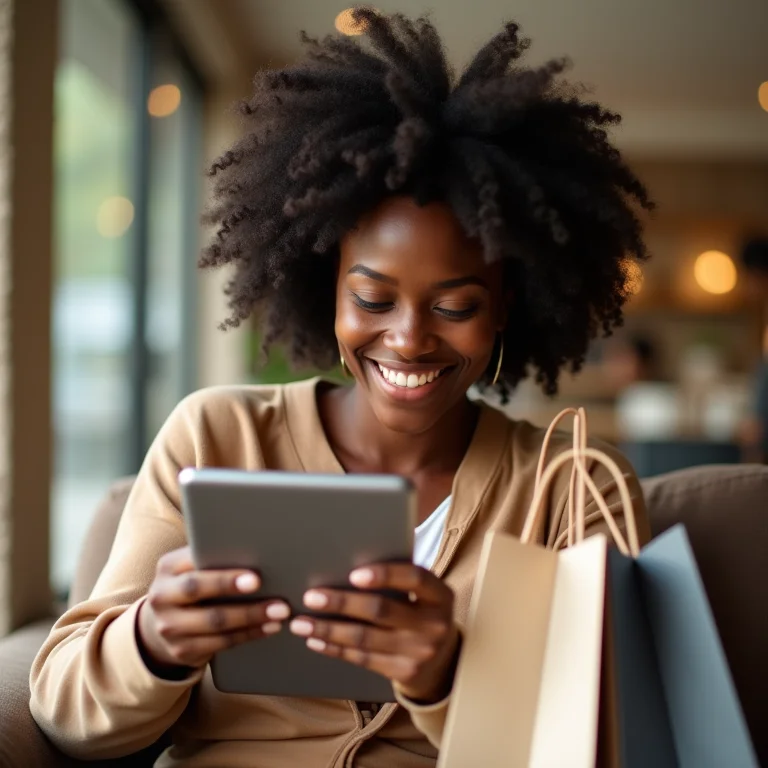 Acesso a diversas lojas online na palma da mão.