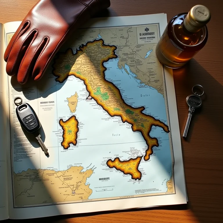 Acessórios de viagem para roteiro de carro na Itália