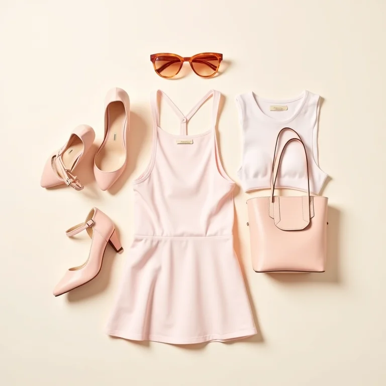 Acessórios e roupas em tons pastel da moda Primavera Verão 2025