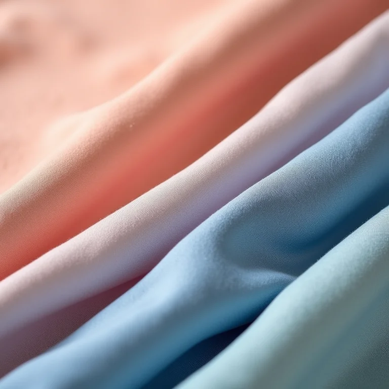 Amostras de tecido de microfibra em diversas cores