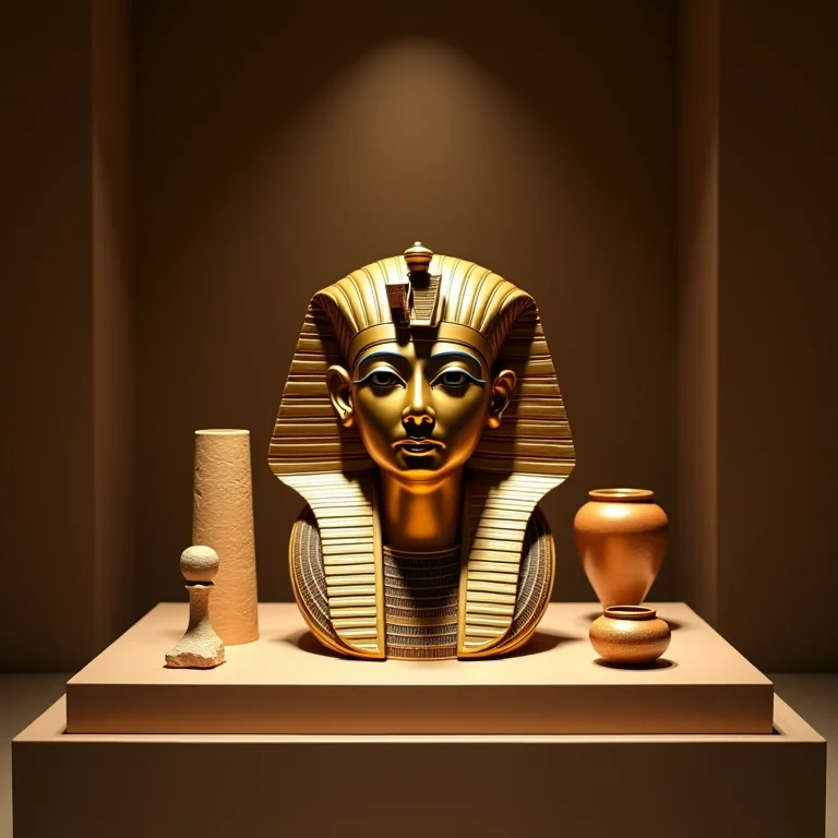 Artefatos do Egito Antigo.