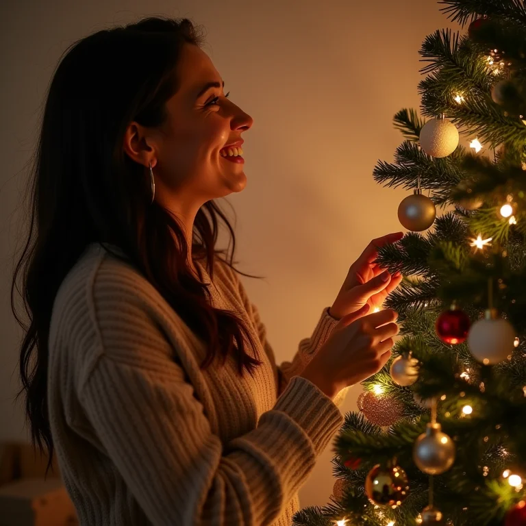 Árvore de Natal de parede: fácil e prática