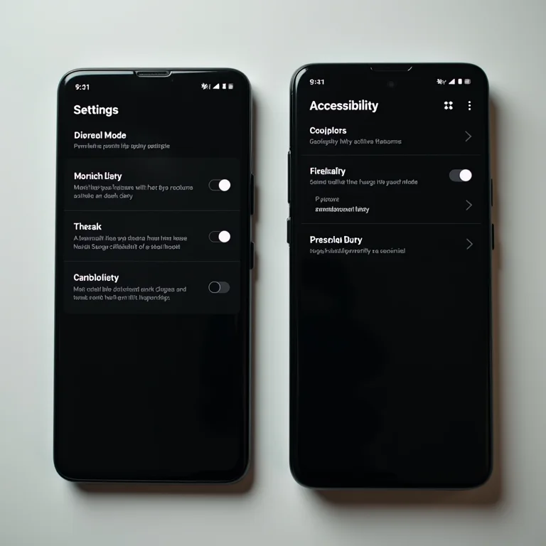 Ativando o modo escuro no Android