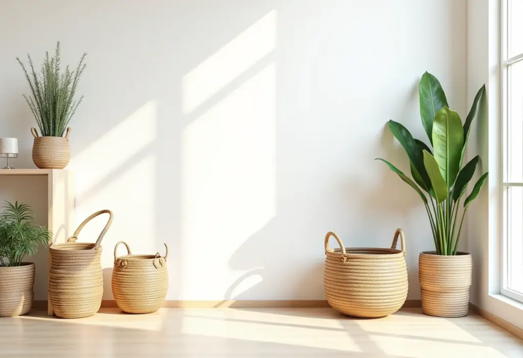 Cesto de palha na decoração: 7 ideias geniais para sua casa Cestos de palha na decoração de casa.