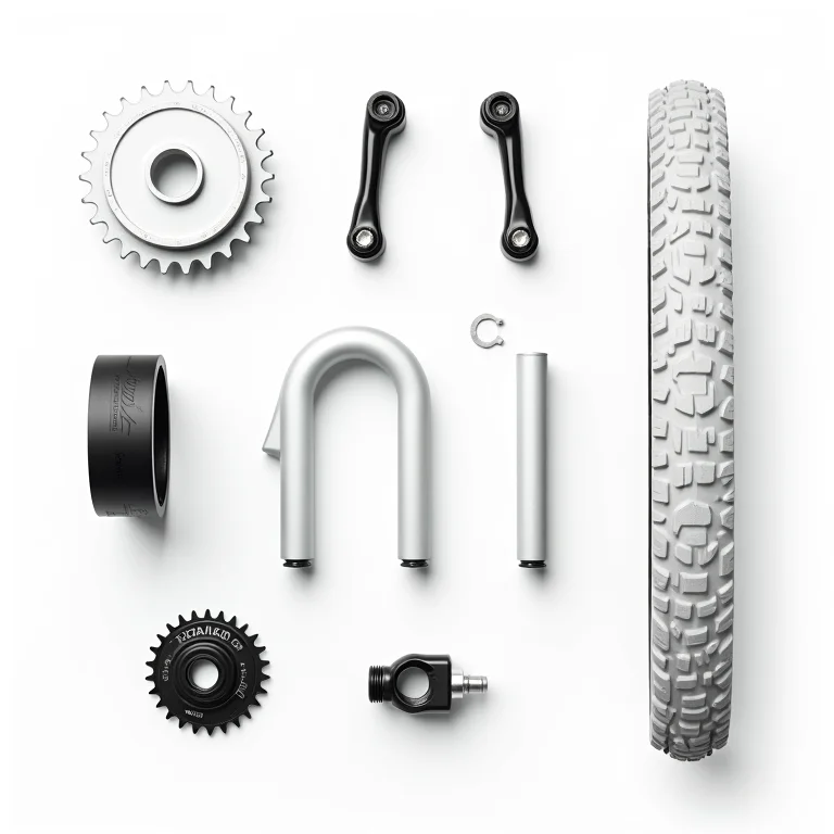 Componentes essenciais de uma mountain bike