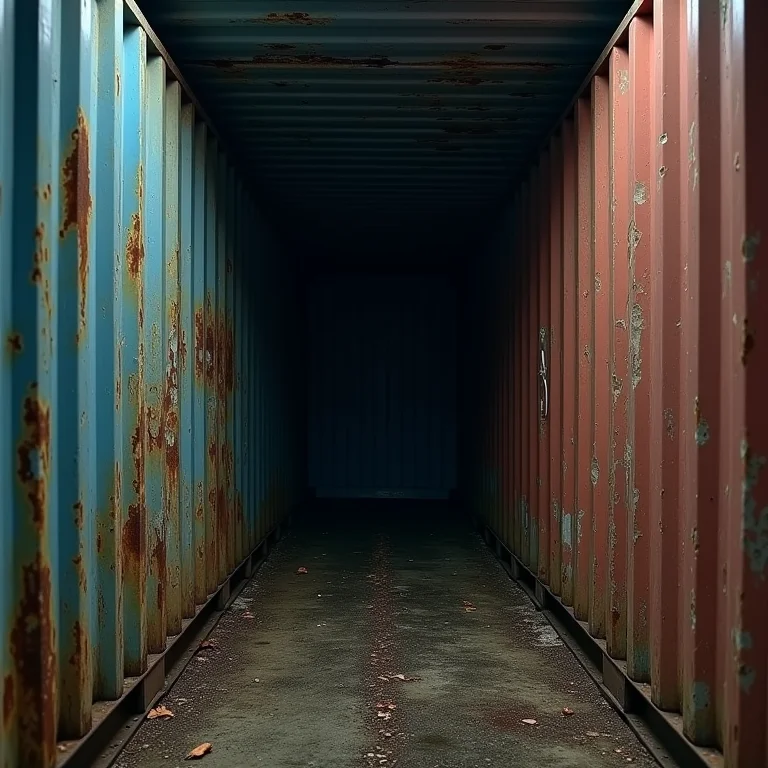 Container de navio representando o perigo no filme 'Capitão Phillips'