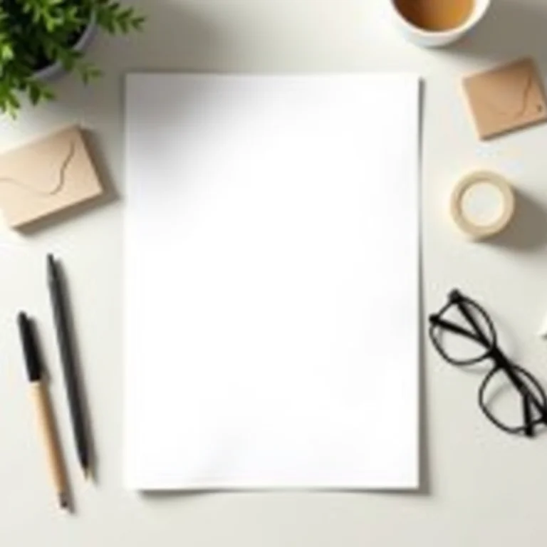 Currículo e carta de apresentação bem elaborados sobre uma mesa.