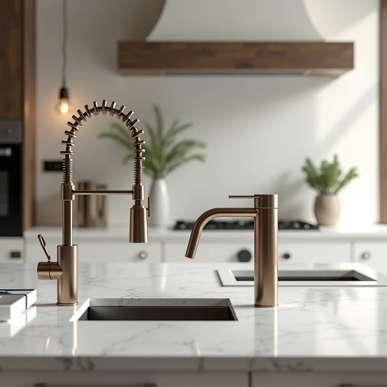 Design e estilo de torneiras gourmet