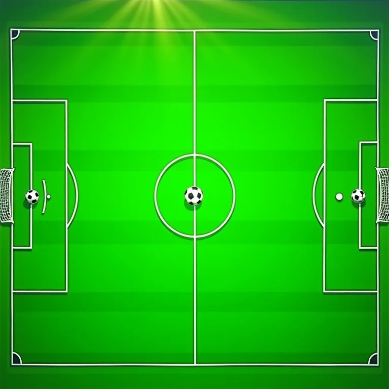 Diagrama ilustrando a posição de impedimento no futebol