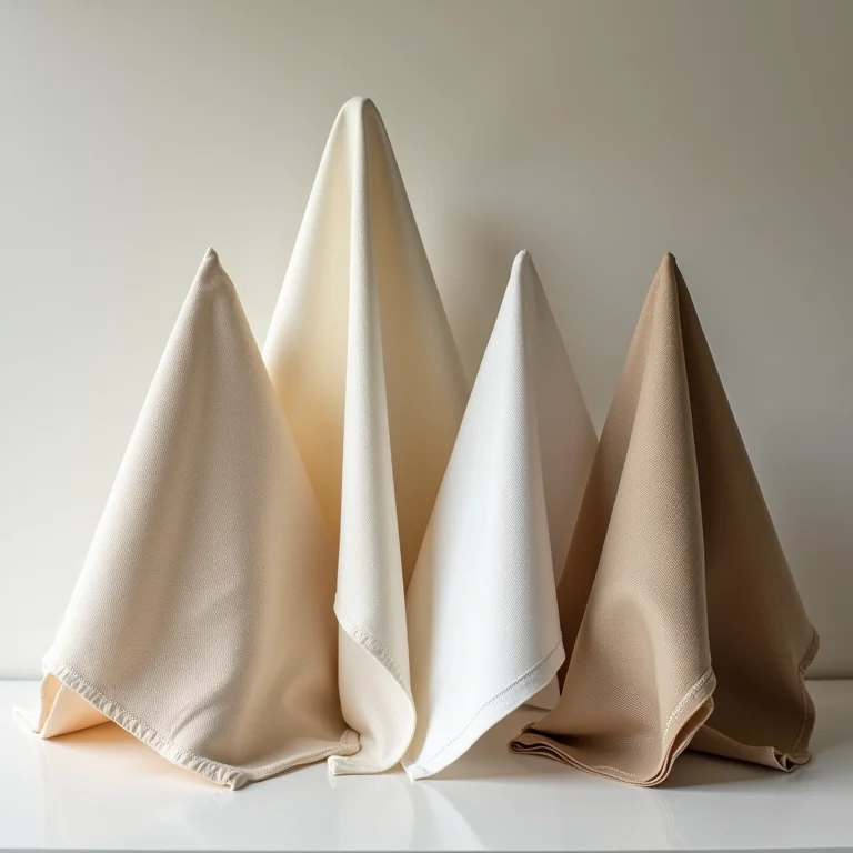 Diferentes técnicas de dobrar guardanapos.