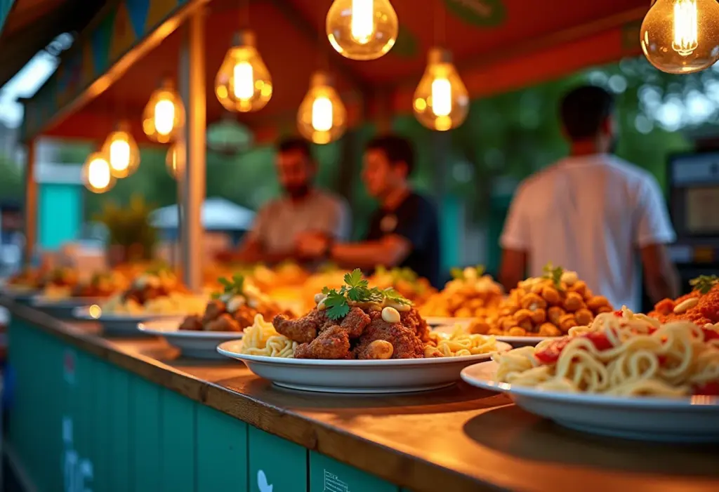 Diversos pratos saborosos prontos para entrega pelo iFood