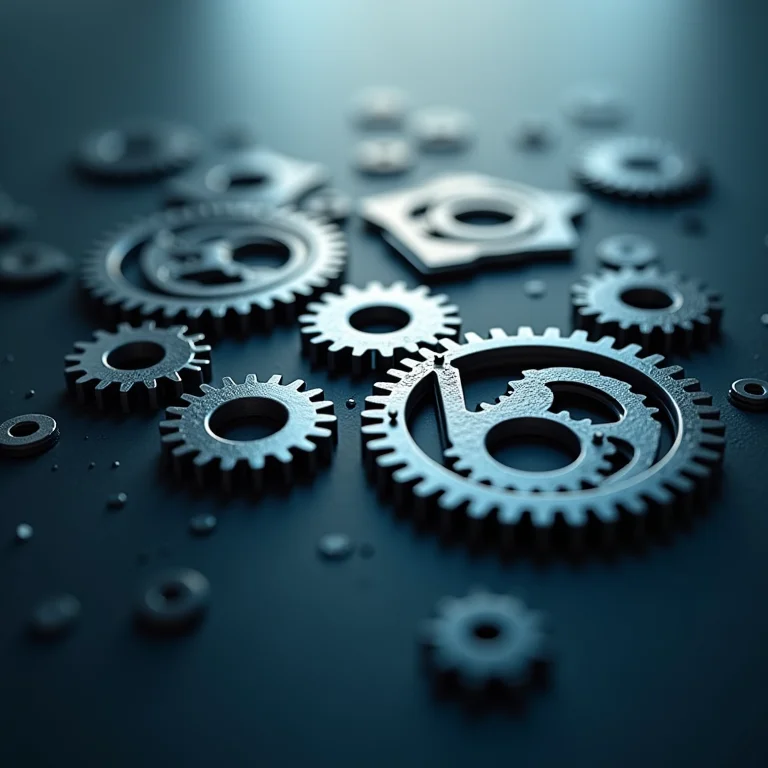 Engrenagens simbolizando ERP