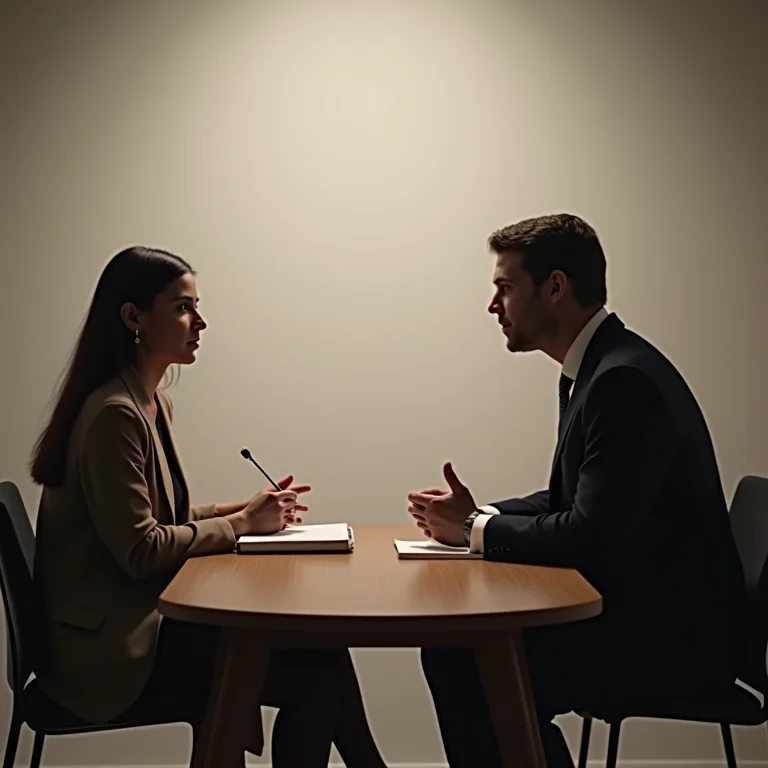 Entrevista de emprego com recrutador