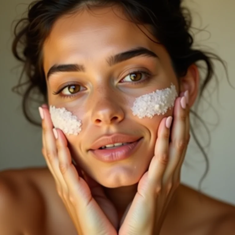 Esfoliação suave para limpeza profunda da pele
