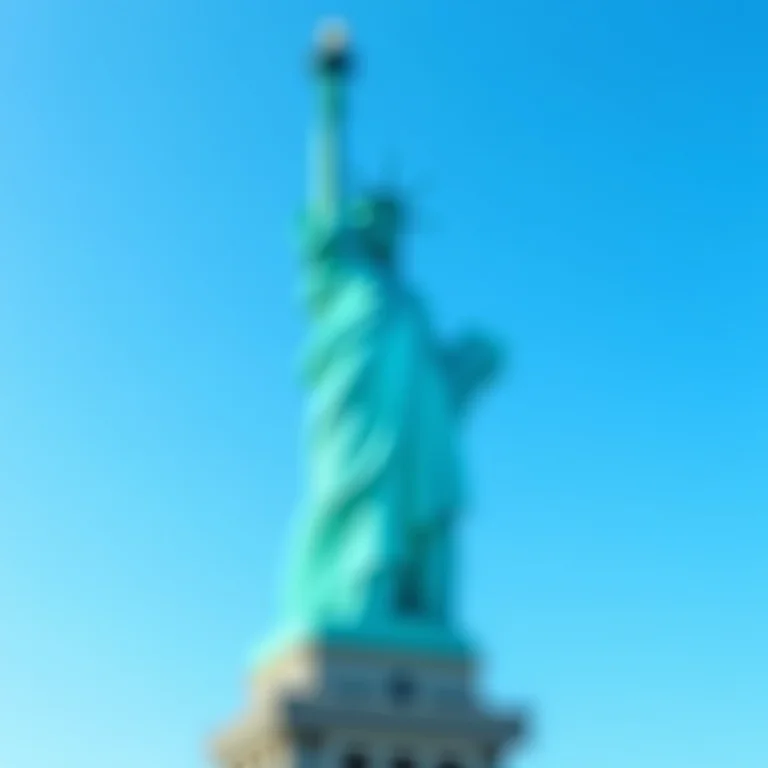 Estátua da Liberdade em close