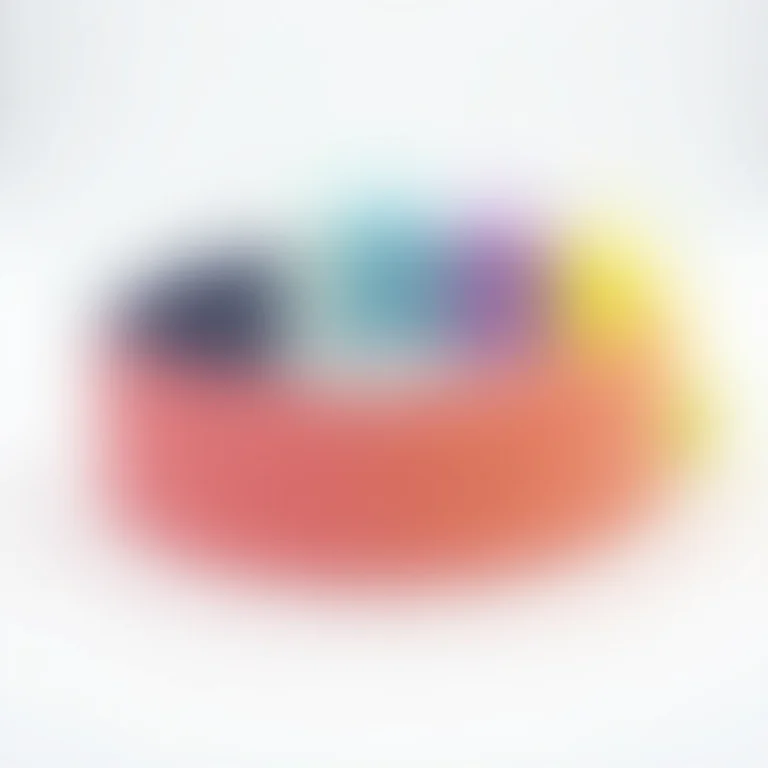 Faixas de cabelo de silicone em cores vibrantes.