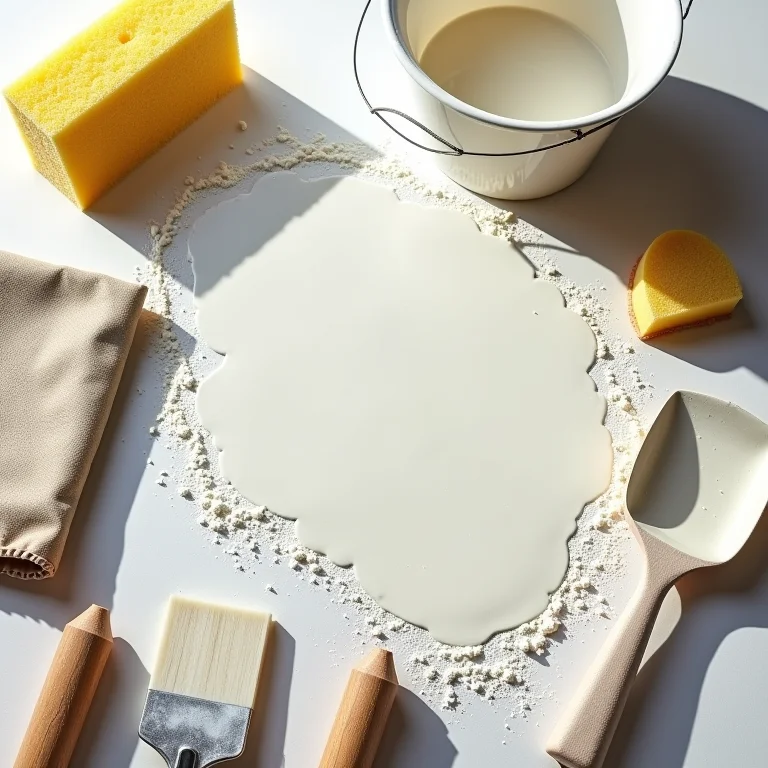 Ferramentas essenciais para aplicação de textura com argamassa