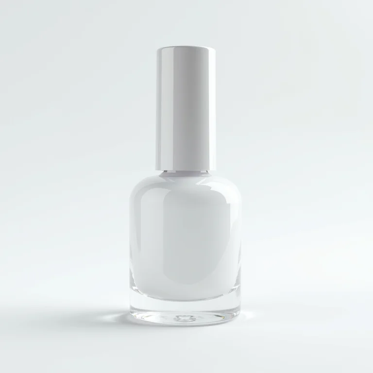 Frasco de top coat transparente