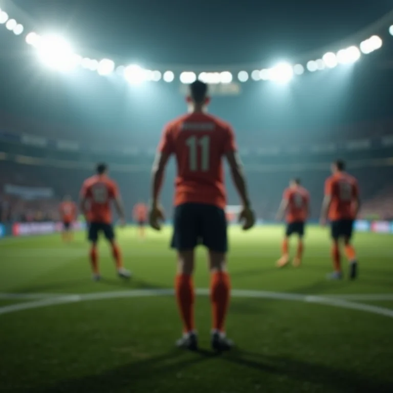 Goleiro com a visão obstruída durante o jogo