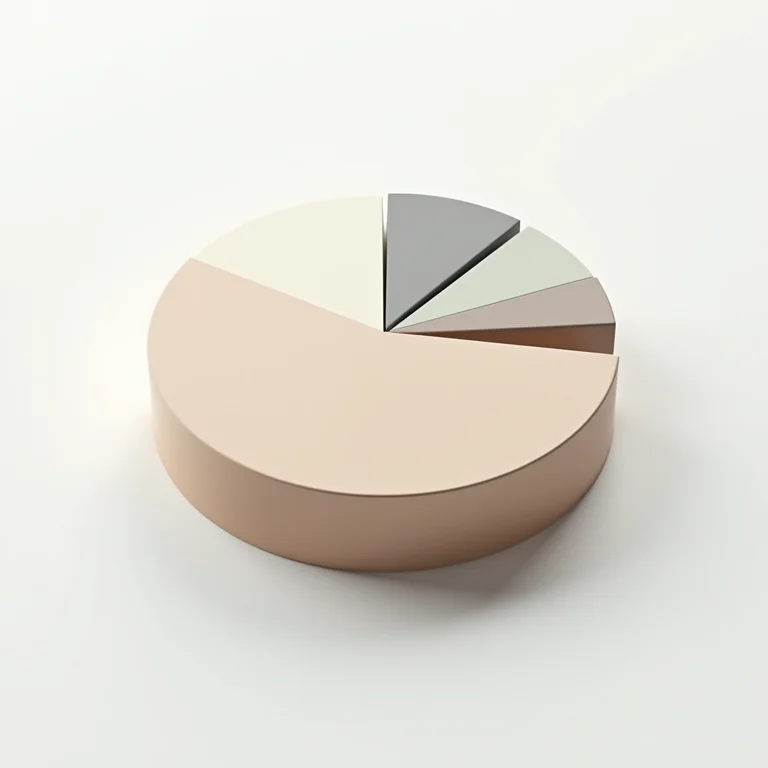 Gráfico de pizza mostrando a alíquota do FGTS