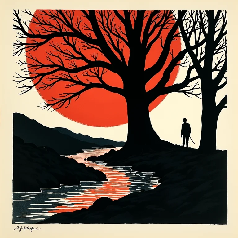 Gravuras em madeira de Karl Schmidt-Rottluff exibindo contrastes marcantes.