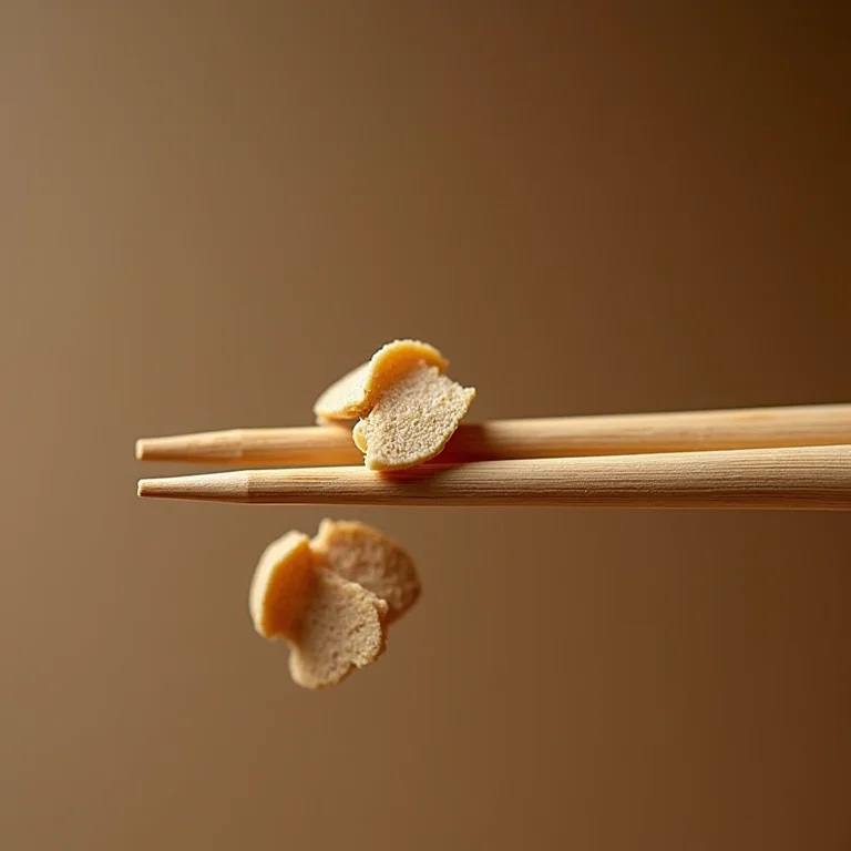 Hashis sendo esfregados um no outro