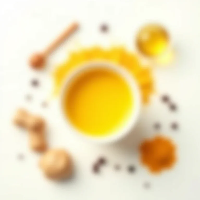 Ingredientes essenciais para um Golden Milk perfeito