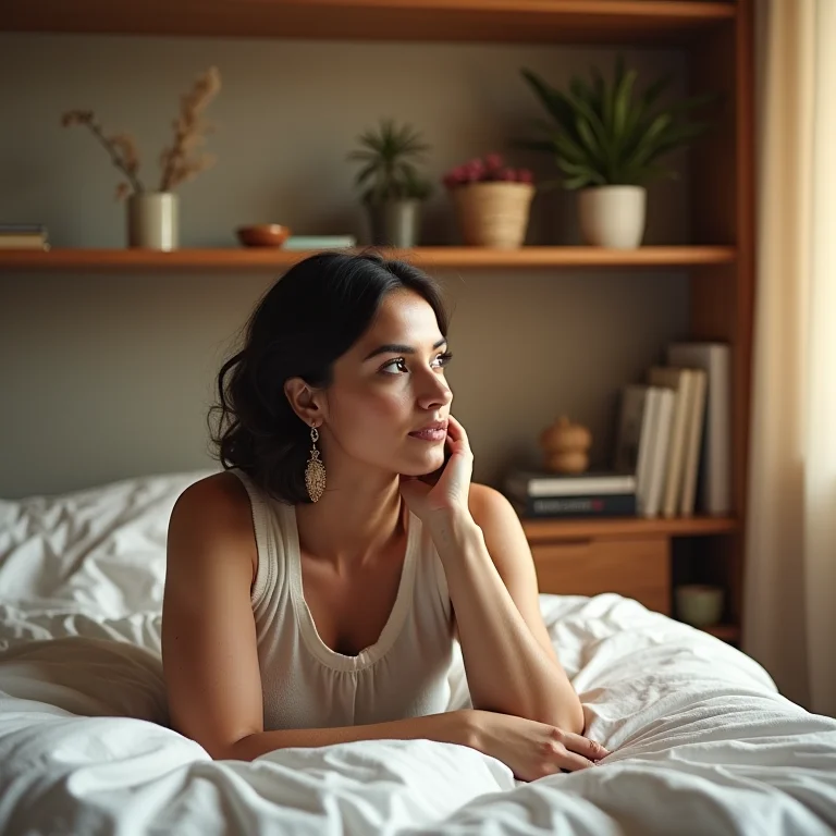 Inspirações para decorar prateleiras acima da cama