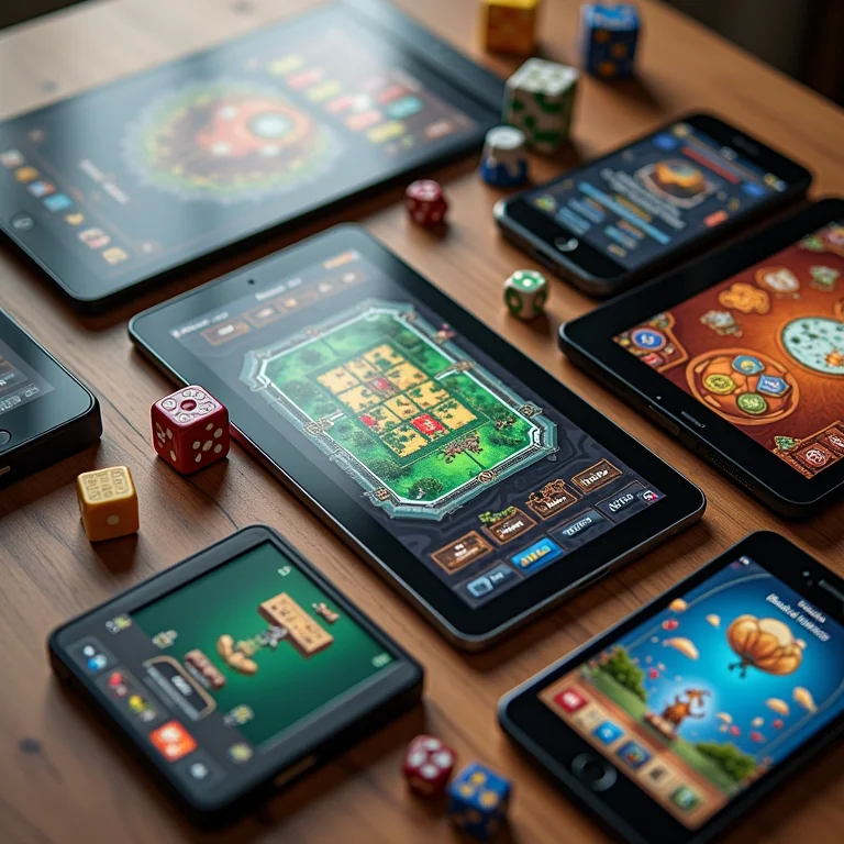 Interfaces de jogos de tabuleiro online em dispositivos diversos