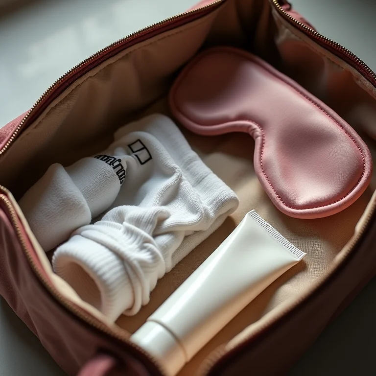 Itens essenciais de higiene pessoal e conforto para viagem de ônibus