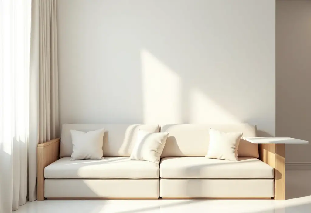 Kitnet dos sonhos com móveis multifuncionais