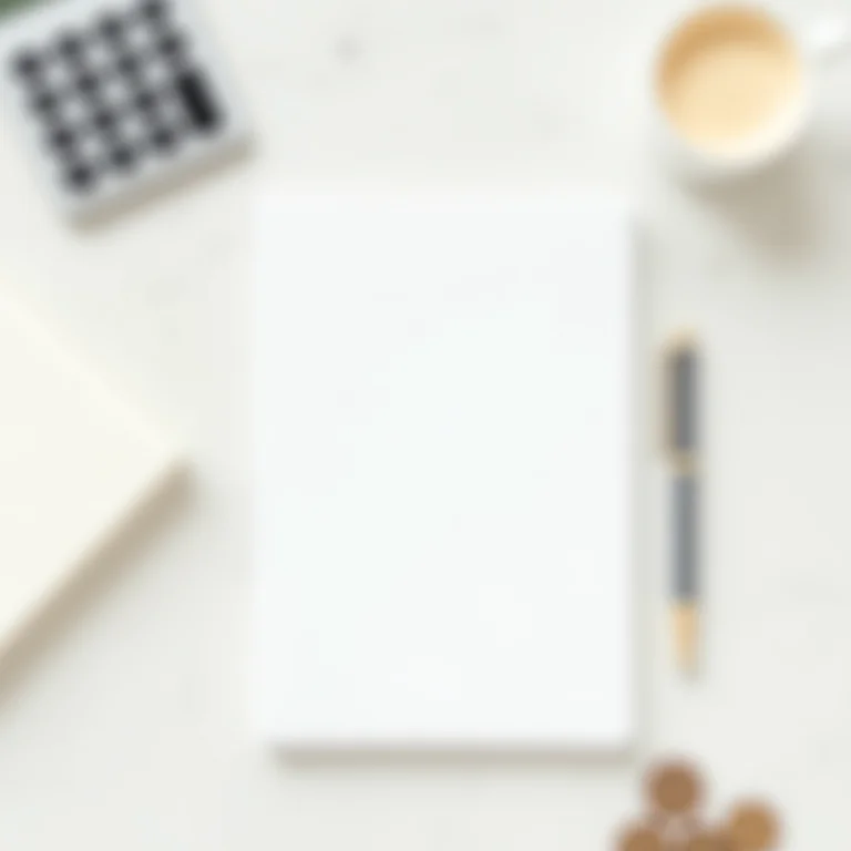 Materiais necessários para montar um orçamento pessoal.